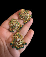 Jadau pendant - Emerald pearl   ( READY TO SHIP )