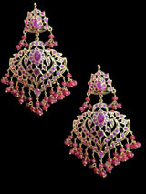 DER702 Ekta ruby earrings ( READY TO SHIP )