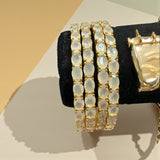 B824 Gold-Plated CZ Bangles – Set of Four (Size 2.8)

 ( READY TO SHIP )
