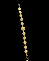 Noor freshwater pearl bracelet in gold plated silver ( READY TO SHIP )