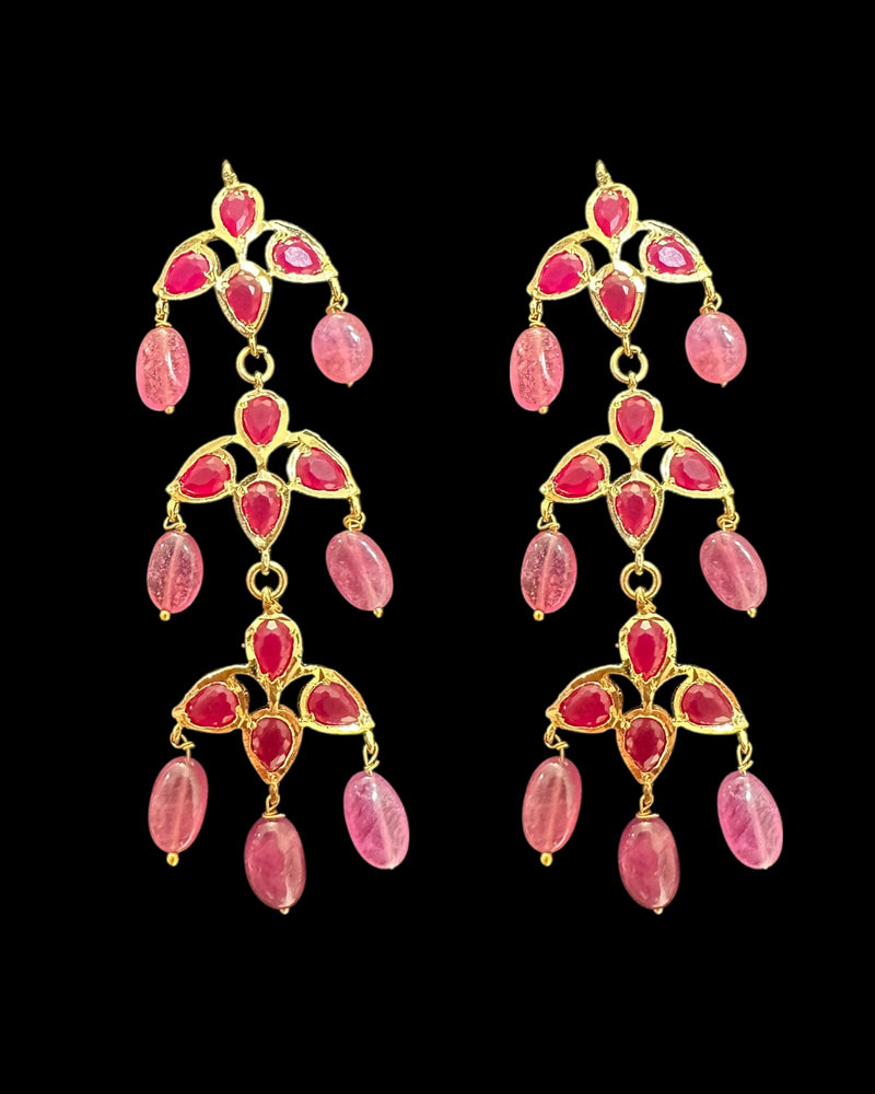 DER911 Savera ruby earrings ( READY TO SHIP )