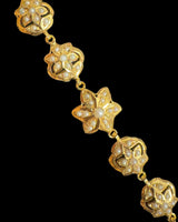 Jahanara freshwater pearl bracelet in gold plated silver ( READY TO SHIP )
