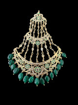 DJHR123 ANAITA Jhoomar in emerald  ( READY TO SHIP )