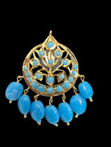 ET540 Asmee earrings in turquoise  (READY TO SHIP )