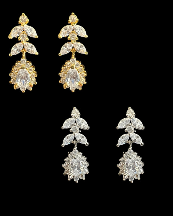Tear drop CZ earrings ( READY TO SHIP
