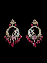 PS519 Hima ruby Pendant set with earrings (READY TO SHIP  )