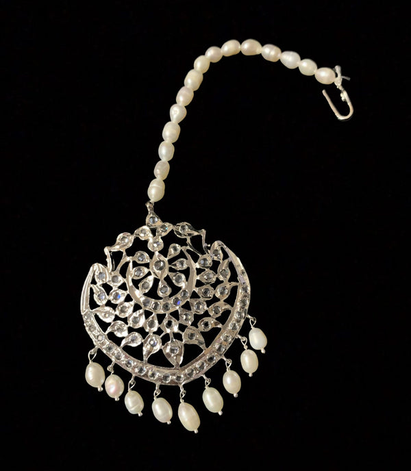 DJTK185 Shana tika / tikka In fresh water pearls pearls ( SHIPS IN 3 WEEKS )