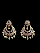 SAT75 BHANU gold plated Mala with Chandbali earrings ( READY TO SHIP)