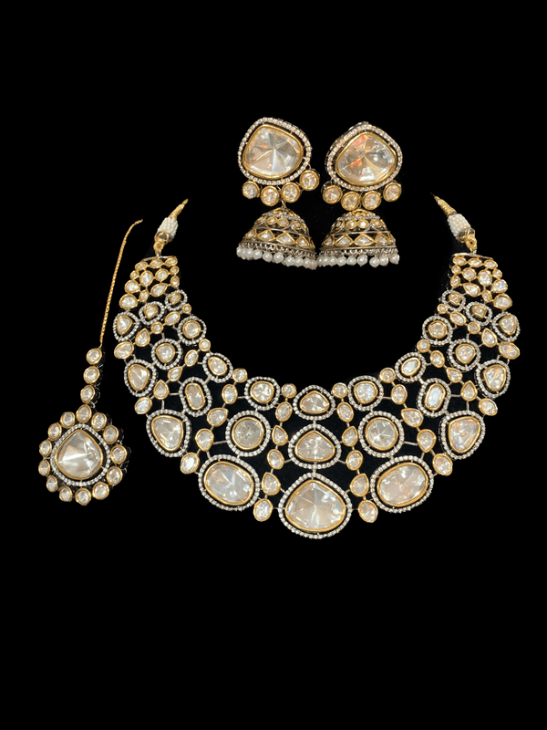 BR106 Akshi victorian style necklace  set ( READY TO SHIP )