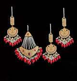 BR25 Radha bridal set ( red ) ( READY TO SHIP)