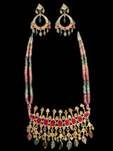 PS242 Tirmani in tourmaline  beads( READY TO SHIP  )