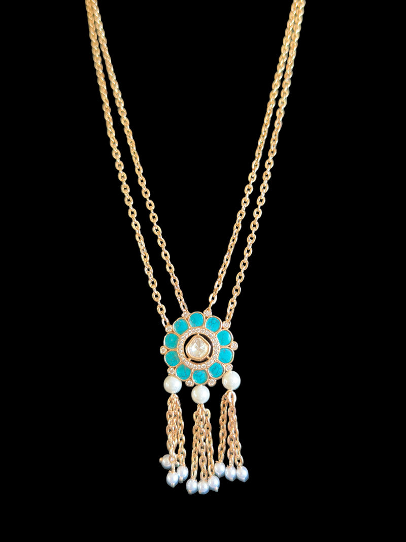 PS358 Eliza rose gold plated necklace ( READY TO SHIP )