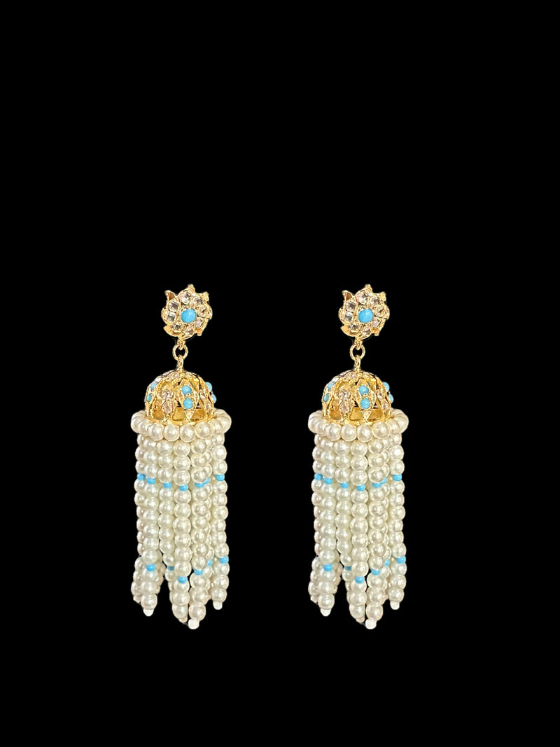 DER508T gold plated jhumka ( READY TO SHIP )