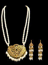 PS244 Anaya shell pearl  necklace with earrings ( READY TO SHIP )