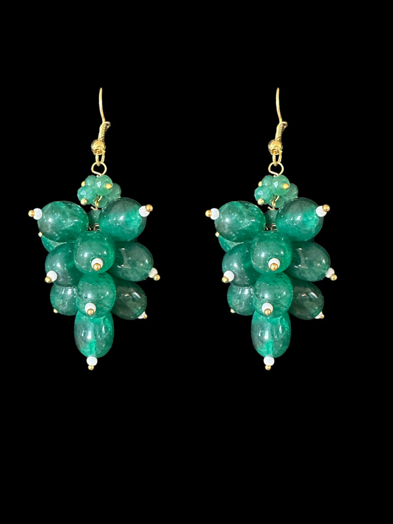 DNS2 Green emerald quartz beads necklace ( READY TO SHIP )