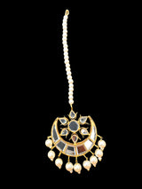 DJTK125 kundan tika with pearls ( SHIPS IN 4 WEEKS )