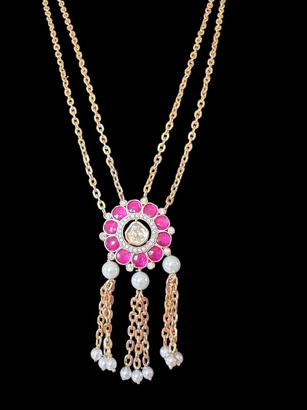 PS531 Eliza rose gold plated necklace ( READY TO SHIP )