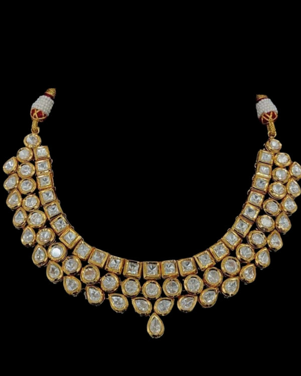 NS513 Alina high quality kundan choker ( SHIPS IN 3 WEEKS   )