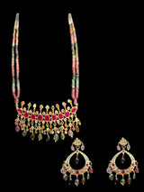 PS242 Tirmani in tourmaline  beads( READY TO SHIP  )