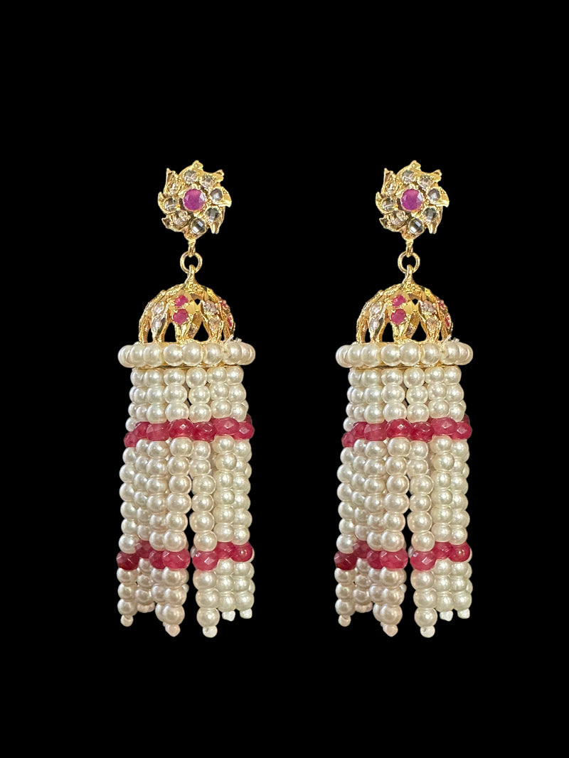 DER508R gold plated jhumka ( READY TO SHIP )