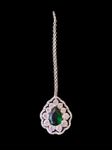 BR95 Cz necklace set - green  ( READY TO SHIP )