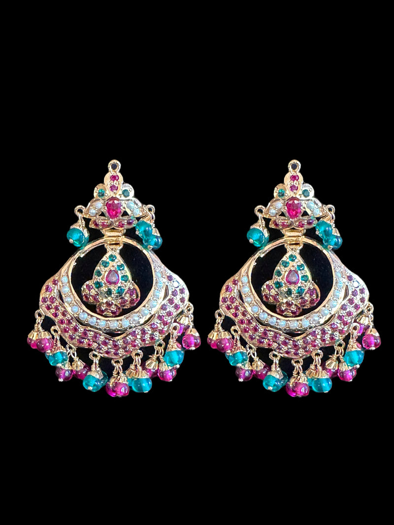 Buy THE OPAL FACTORY Gold Plated Traditional Rajasthani Jhumki Earrings  with Bead Work for Women Online at Best Prices in India - JioMart.