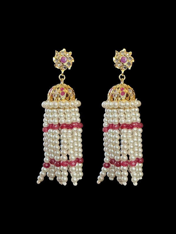 DER508R gold plated jhumka ( READY TO SHIP )