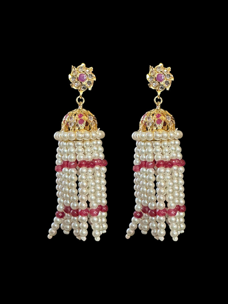 DER508R gold plated jhumka ( READY TO SHIP )