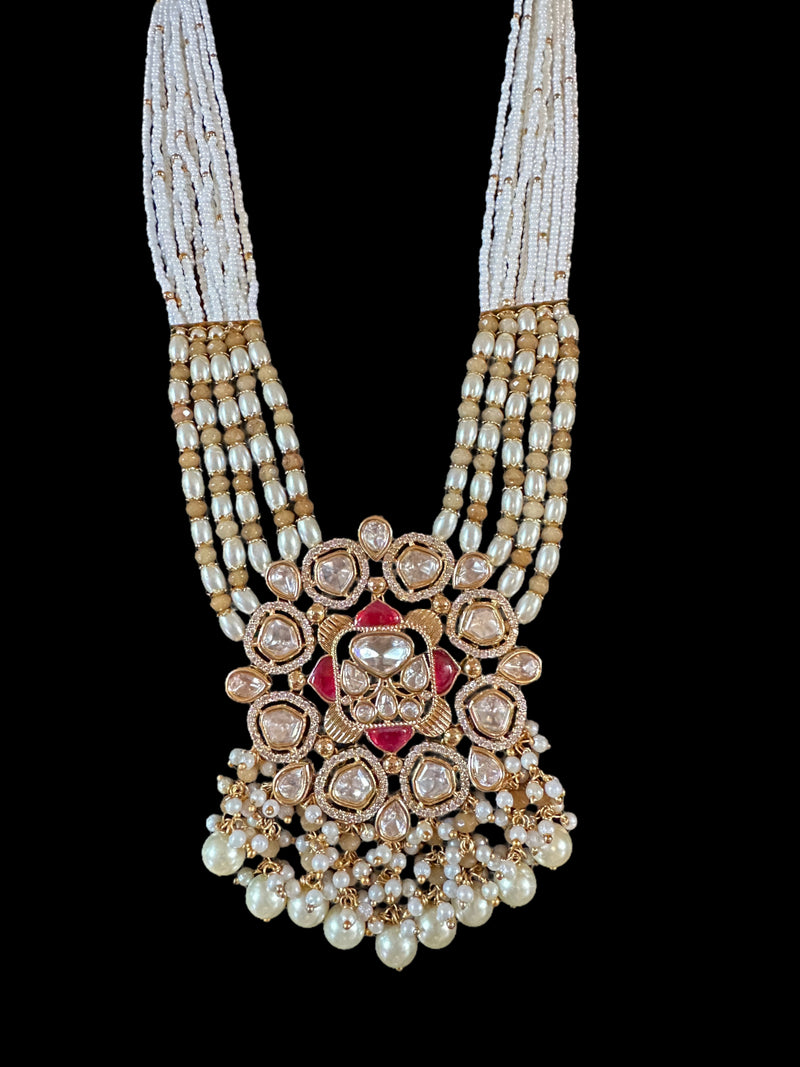 DLN1 Sahar necklace with earrings ( READY TO SHIP )