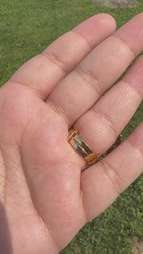 ✨ Statement Gold-Plated Silver Ring – Ruby, Emerald & Freshwater Pearls ( READY TO SHIP )