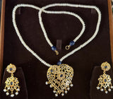 PS556 Akriti long pendant  with earrings ( READY TO SHIP )