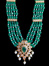 LN162 Erica Rani haar in emerald quartz beads  ( READY To SHIP )