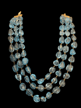 LN115 Beads mala - light blue (READY TO SHIP )