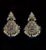 PS415 Mohini pendant set ( sapphire   )READY TO SHIP