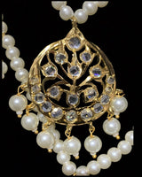 SAT28 Asmara Hyderabadi bridal satlada- shell pearls ( READY TO SHIP )
