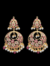 PS446  Naina  pendant set ( ruby  ) ( READY TO SHIP)