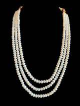 NS197 Three layer fresh water  pearl necklace (READY TO SHIP )