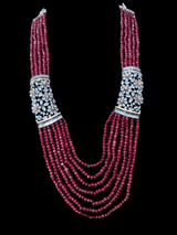 SEHBA necklace - ruby  ( READY TO SHIP )