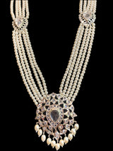 LN167 Rachel pearl  long necklace set , ( SHIPS IN 3 WEEKS )