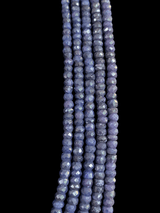 NS275  sapphire bead necklace (READY TO SHIP)
