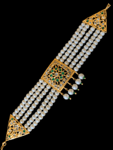 B69  Ariha emerald  pearl bracelet ( READY TO SHIP )
