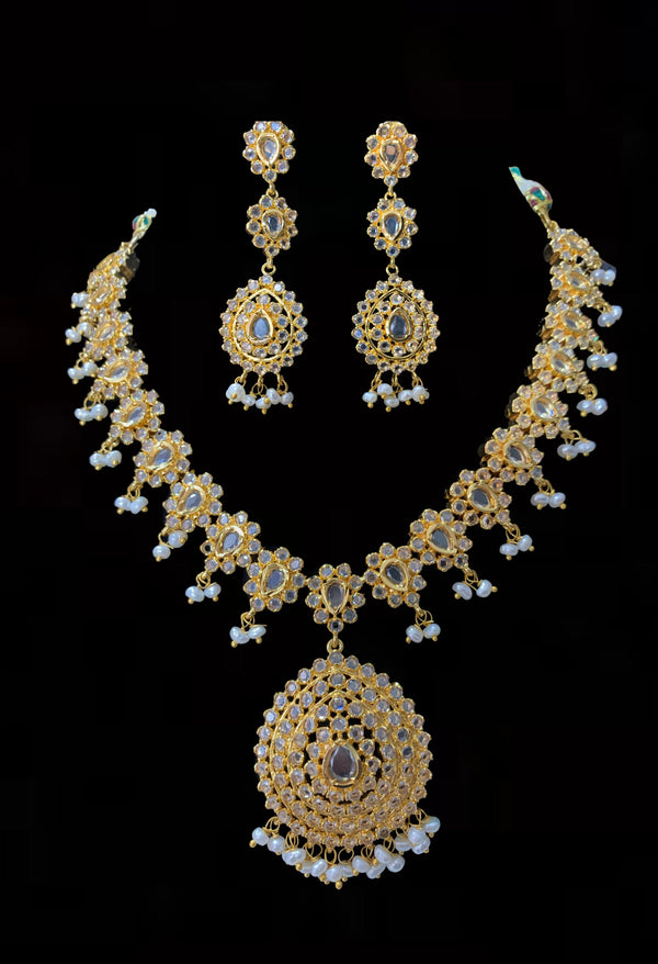 NS131 Zehra  fresh water pearls  SET  (READY TO SHIP)