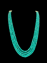 NS293 Emerald beads necklace ( READY TO SHIP )