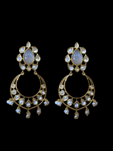 DER64 Evie cz earrings in fresh water pearls ( READY TO SHIP)