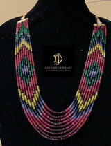Rainbow beads 9 lines  (READY TO SHIP)