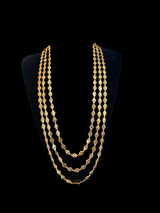 NS313 Chandan haar necklace  in gold plating  (READY TO SHIP)