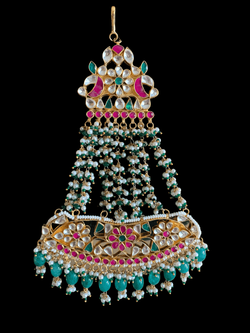 DJHR32 Mantra kundan jhoomar ( READY TO SHIP)