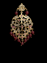 DER79 Aryana earrings in ruby     (SHIPS IN 3 WEEKS )