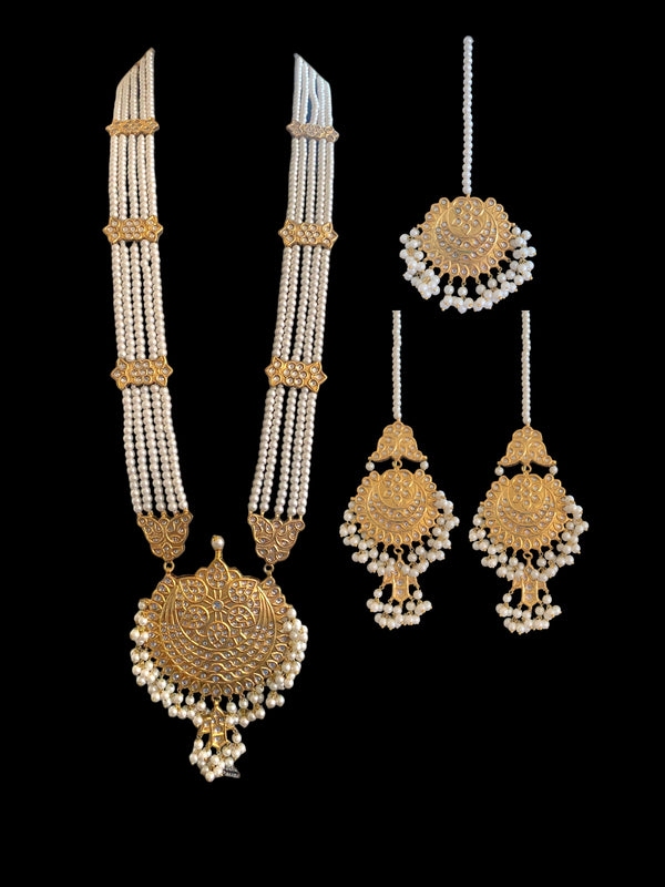 LN201 kundan Rani haar set ( READY TO SHIP )