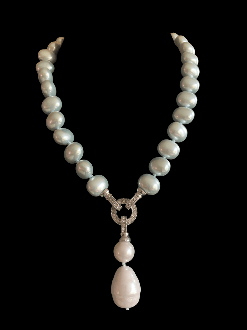 NS270 Pearl necklace set ( READY TO SHIP )